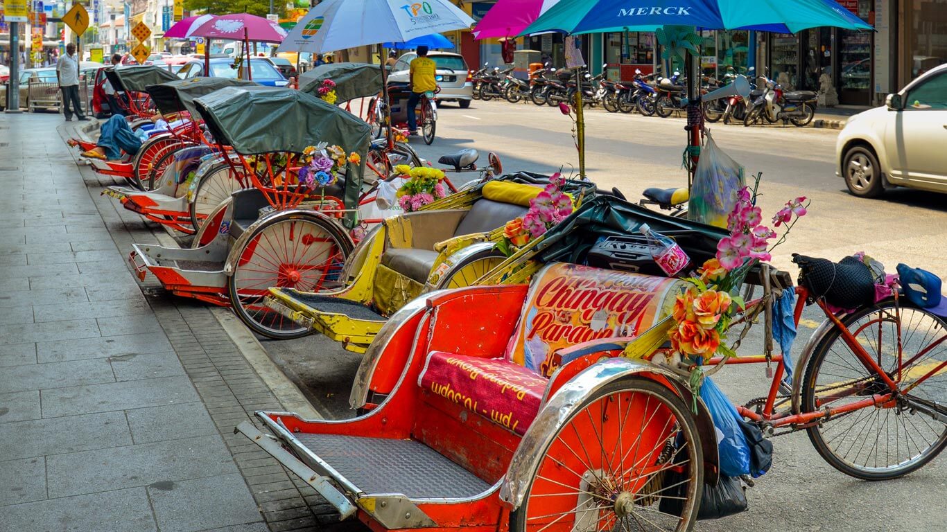 Malaysia Traditional Trishaw