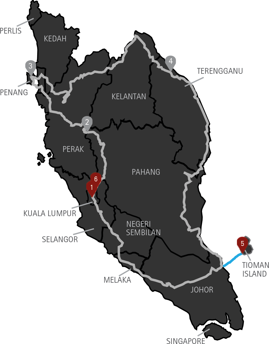 10 Days Malaysia Motorcycle Tour